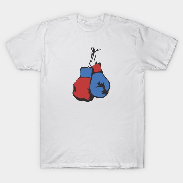 Vintage Boxing Gloves Birthday Gift T-Shirt by GBDesigner